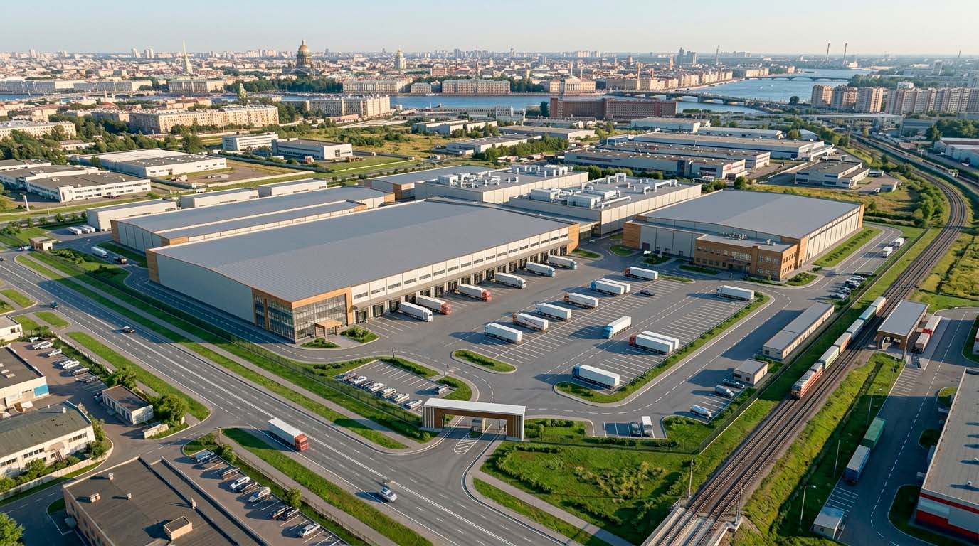 Складское здание для размещения готовой продукции бакалейного направления